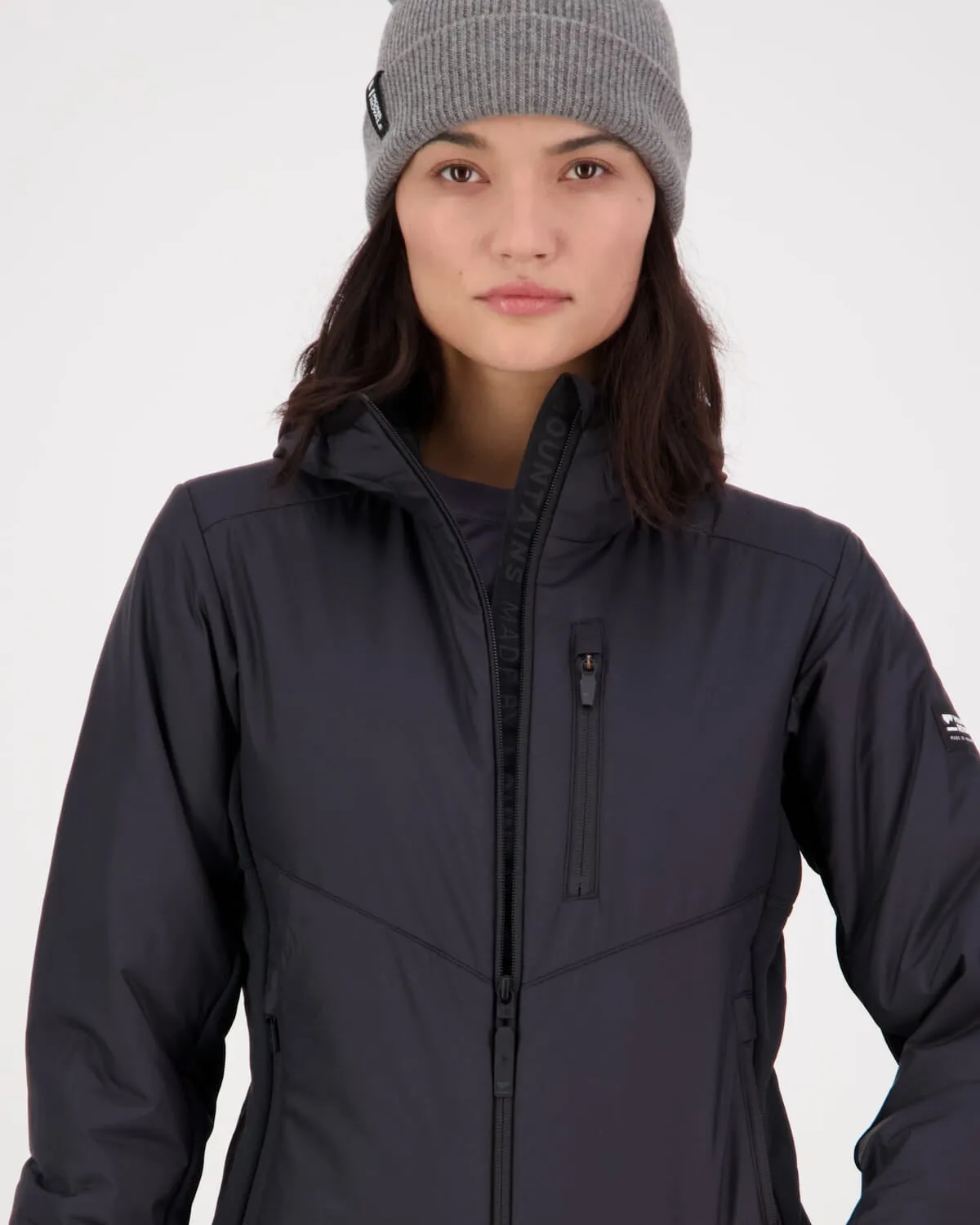 Arete Merino Insulated Hooded Jacket - Black