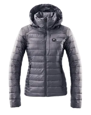 Aura Women's Heated Jacket | Graphite Grey by Kelvin Coats