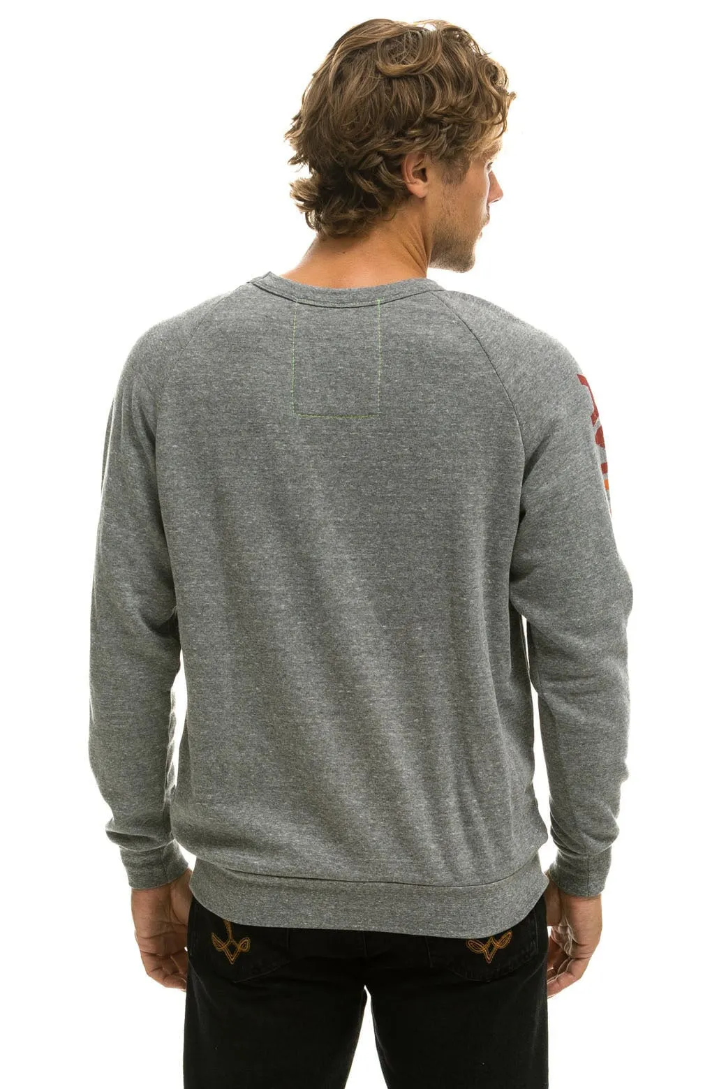 AVIATOR NATION SWEATSHIRT ASPEN - HEATHER GREY