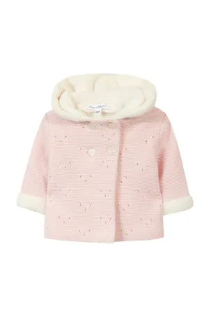 Coat - Pale Pink Knit