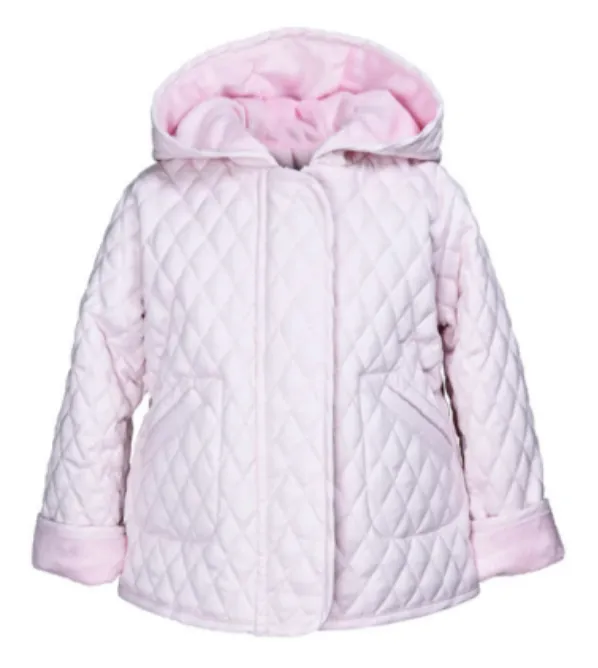 Hooded Barn Jacket - Pink