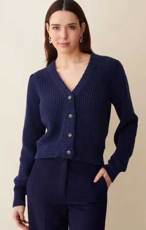 Maya Rib V Cardigan