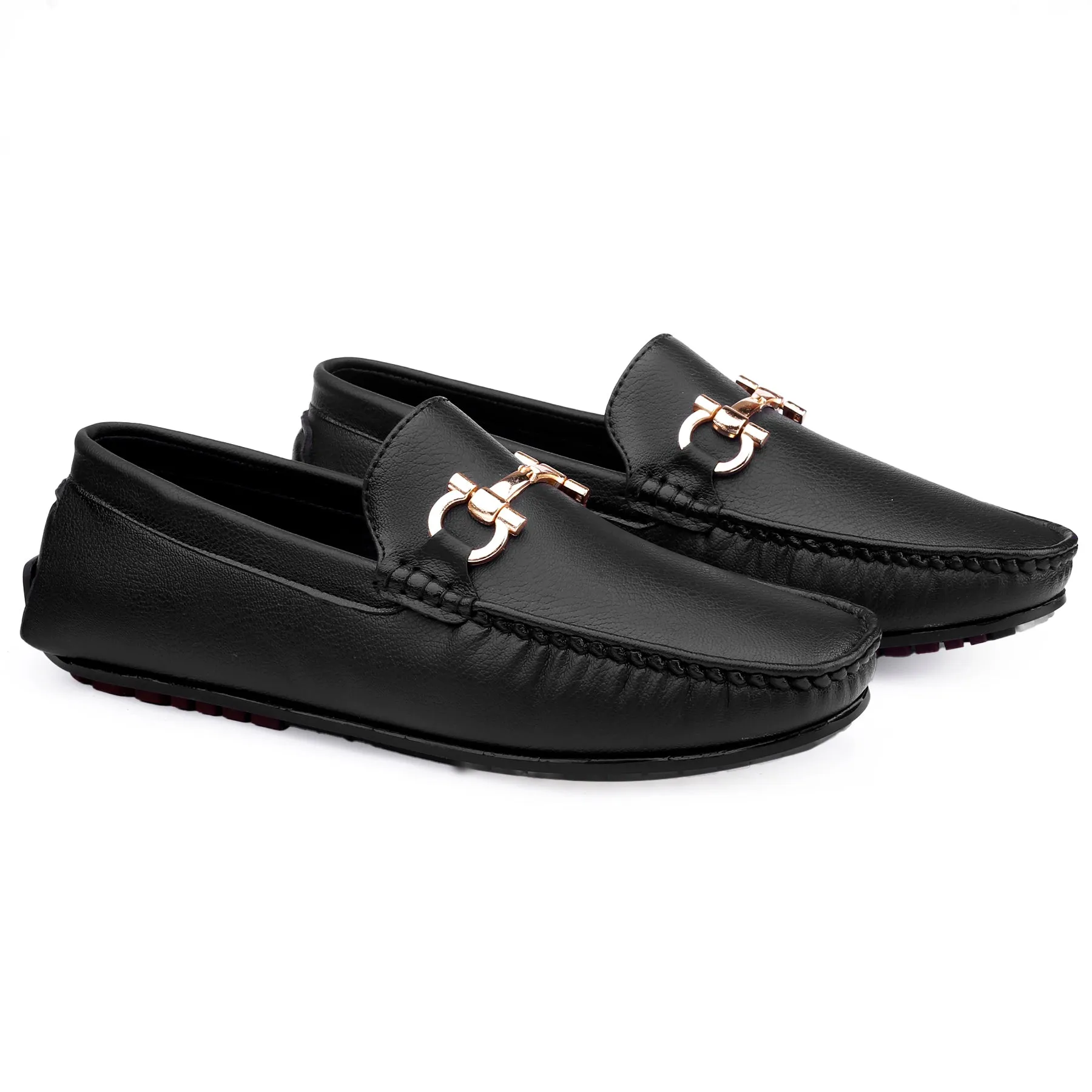 Men's Faux Leather Slip-on Loafers