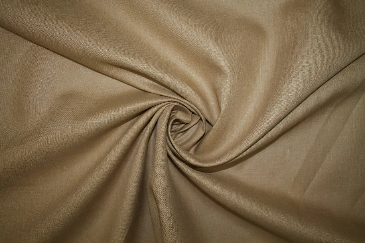 Midweight Linen - British Tan