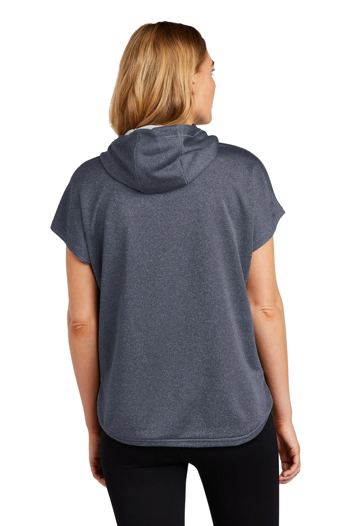 New Era Ladies Performance Terry Short Sleeve Hoodie LNEA533