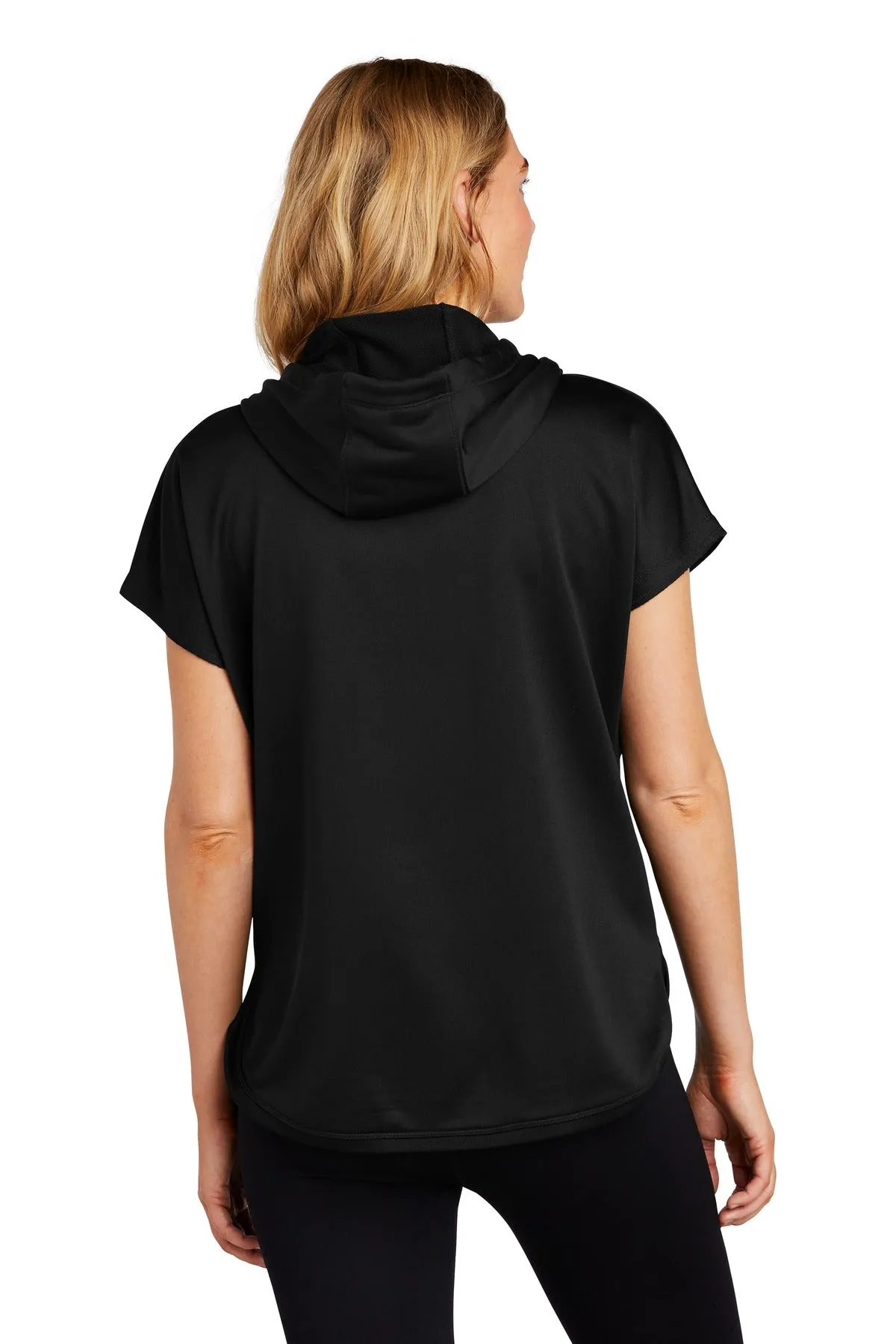 New Era Ladies Performance Terry Short Sleeve Hoodie LNEA533