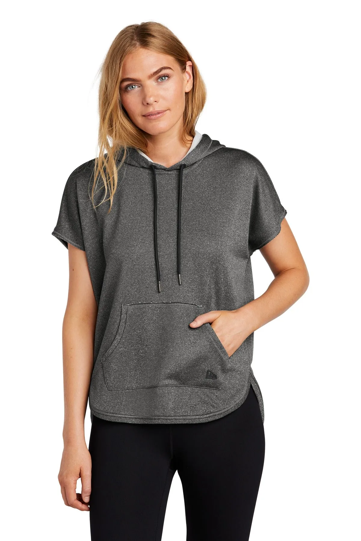 New Era Ladies Performance Terry Short Sleeve Hoodie LNEA533