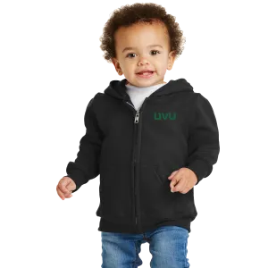 Port & Company Infant Core Fleece Full-Zip Hooded Sweatshirt- UVU Mono