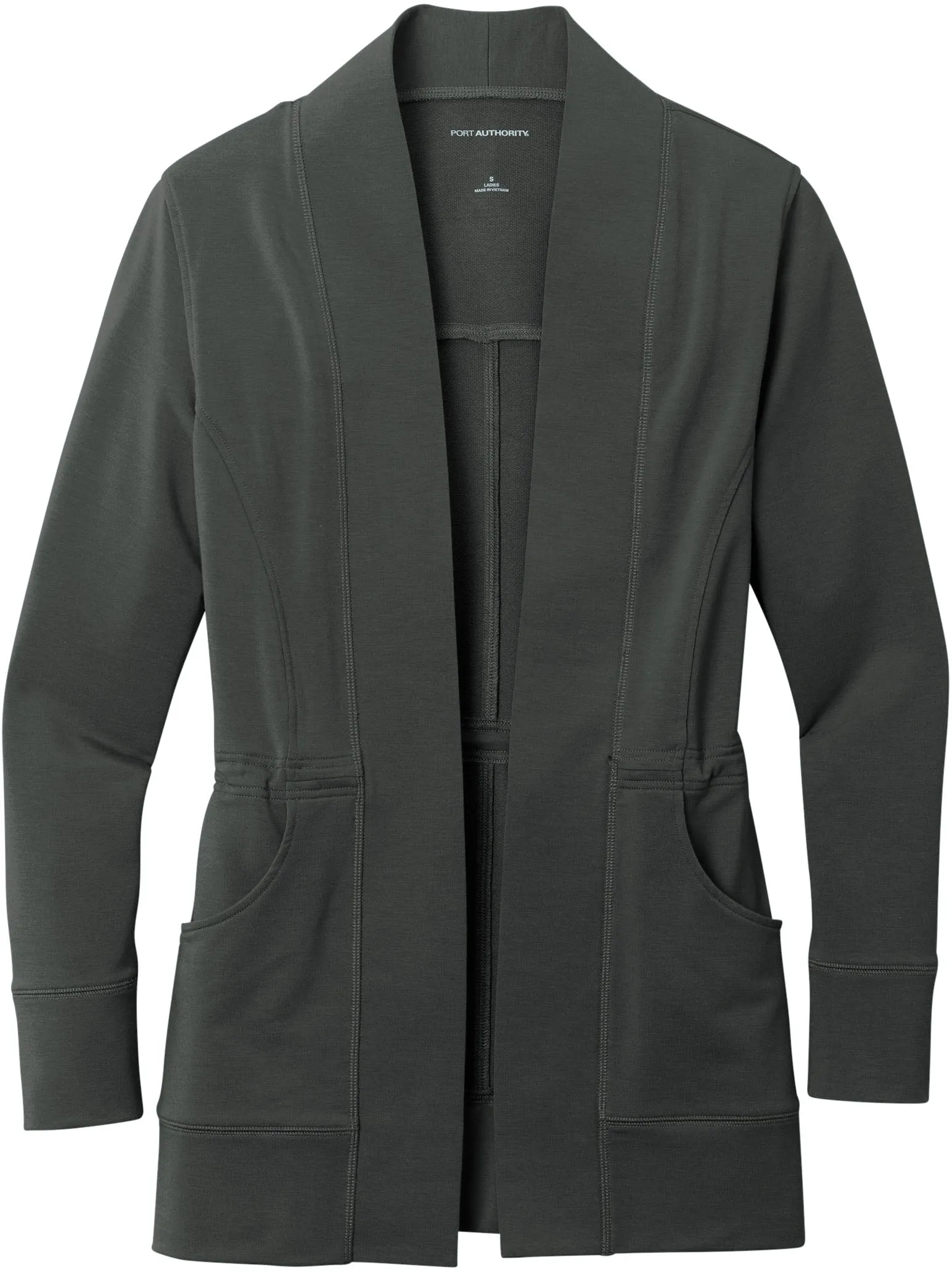 Port Authority Ladies Microterry Cardigan