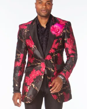 Prom Blazer - prom tuxedo - Venus Pink - Semi Long Blazer