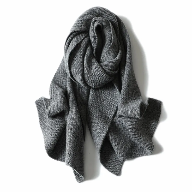 Sharp Print Cashmere Scarf